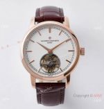 EUR Factory Vacheron Constantin Traditionnelle tourbillon Rose Gold Watch Swiss Replica